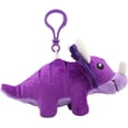 thumbnail image 2 of Mochilas Dino Dudes - Clips Dinosaurios Peluche Aromáticos - Triceratops, Uva - Regalo Navidad Scentco, 2 of 3