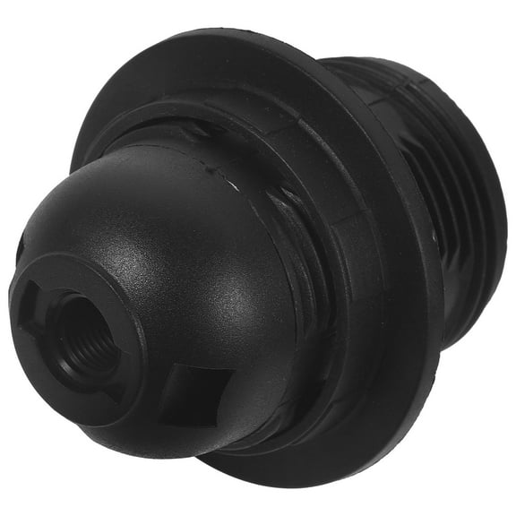 Beaupretty E26 Lamp Holder Black Threaded Socket for Versatile Lighting Fixtures