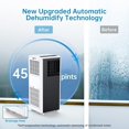 thumbnail image 3 of SOLLED 2 Pack 8000 BTU Portable Air Conditioner 3-in-1 AC with Dehumidifier Fan No Installation Required Mobile Floor Unit for Home Bedroom Dorm Apartment White, 3 of 7