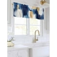 thumbnail image 3 of Valances for Windows Abstract Graffiti Art Rod Pocket Cafe Window Treatments Valance Curtains for Kitchen Bathroom Laundry Basement Windows 60"x18", 3 of 9