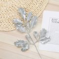 thumbnail image 1 of Artificial Plant Glitter Christmas Leaves Tree Branch DIY Wreath  Tree Hanging Pendant Decorations Scrapbook for Wedding, 1 of 9