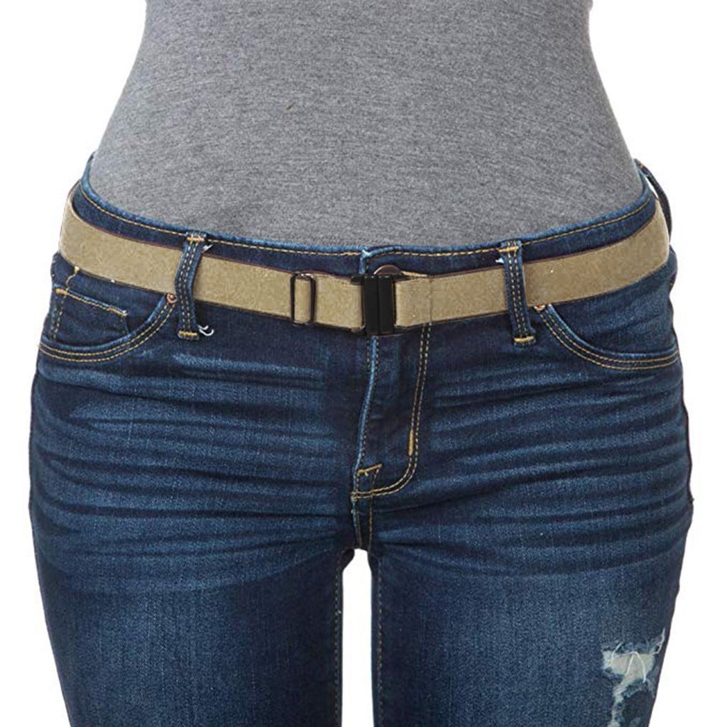qazqa invisible women stretch belt no show elastic web strap belt with