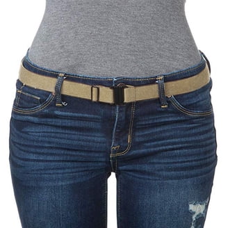 CTM Elastic Belt with Magnetic No Show Flat Buckle (Women display picture 2