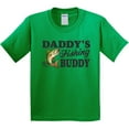 thumbnail image 3 of Inktastic Daddy's Fishing Buddy Youth T-Shirt, 3 of 5