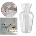 thumbnail image 4 of Jarrón de cristal transparente para flores secas frescas, ideal para centros de mesa, bodas, fiestas, eventos, hogar y oficina. 5x15cm, 4 of 9