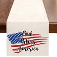 thumbnail image 2 of Patriotic Cat Table Runner with American Flag Design Perfect for 4th of July, Memorial Day, and Independence Day Decor, 2 of 4