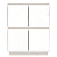 thumbnail image 3 of vidaXL Buffet Blanc 60x34x75 cm Pin Massif, 3 of 5