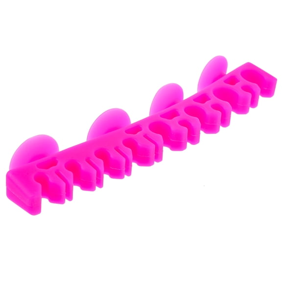 Makeup Brush Holder with Suction Cups Silicone Drying Rack