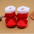 thumbnail image 6 of Huowey Baby Girls Boys Warm Shoes Plush Snow Booties Soft Comfortable Boots Newborn Warming And Fashion Shoes Soft Footwear, 0-6 Months, 6 of 7