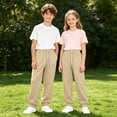 thumbnail image 6 of Miqool Girls Baggy Sweatpants Elastic Waist Drawstring Loose Fit Casual Fleece Jogger Sweat Pants with Pockets, 6 of 9