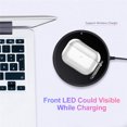 thumbnail image 2 of [PST] Apple AirPods Pro (2nd Gen.) Silicone Case, Full Shockproof Protective Case Cover with Keychain & Wireless Charging Support, 2 of 2