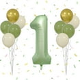 thumbnail image 6 of SLYNSHome Number Balloon,Big Green 1 Balloon Number Large Foil Helium Number Balloons 0-9 Digital Balloons for Birthday Party Celebration Decorations Supplies Wedding Anniversary, 6 of 7