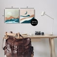 thumbnail image 4 of Stupell Industries Abstract Day & Night Landscape Abstract Painting Gallery Wrapped Canvas Print Wall Art, 17 x 17, Set of 2, 4 of 8