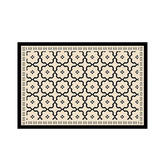 Grrvtrz Door Mat Indoor Entryway Rug Dirt Trapper Door Mats Non-Slip Washable Rubber Absorbent Door Mats Great for Entryway Garden Hallway,Bathroom Decor,Bathroom Accessories