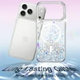 thumbnail image 3 of JETech Glitter Case for iPhone 17 Pro Max 6.9-Inch Compatible with MagSafe, Clear Cute Bling Sparkle for Women and Girls, Shiny Shockproof Magnetic Sparkly Phone Cover (Clear), 3 of 6