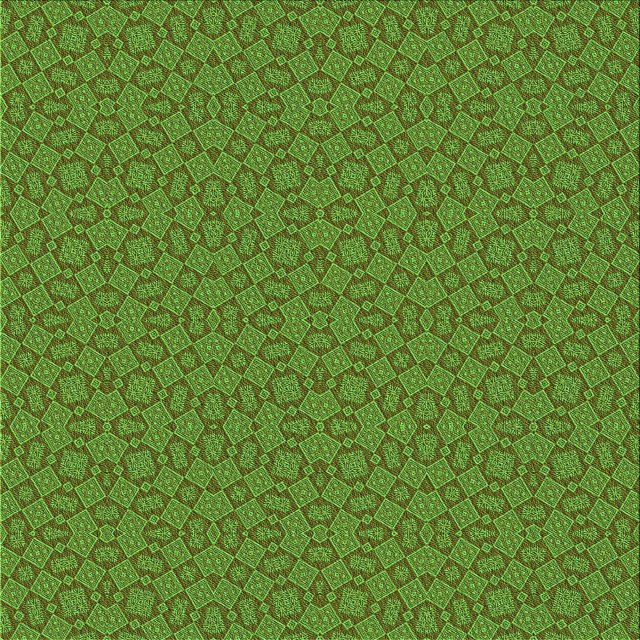 Ahgly Company Machine Washable Indoor Square Transitional Seaweed Green Area Rugs, 6' Square