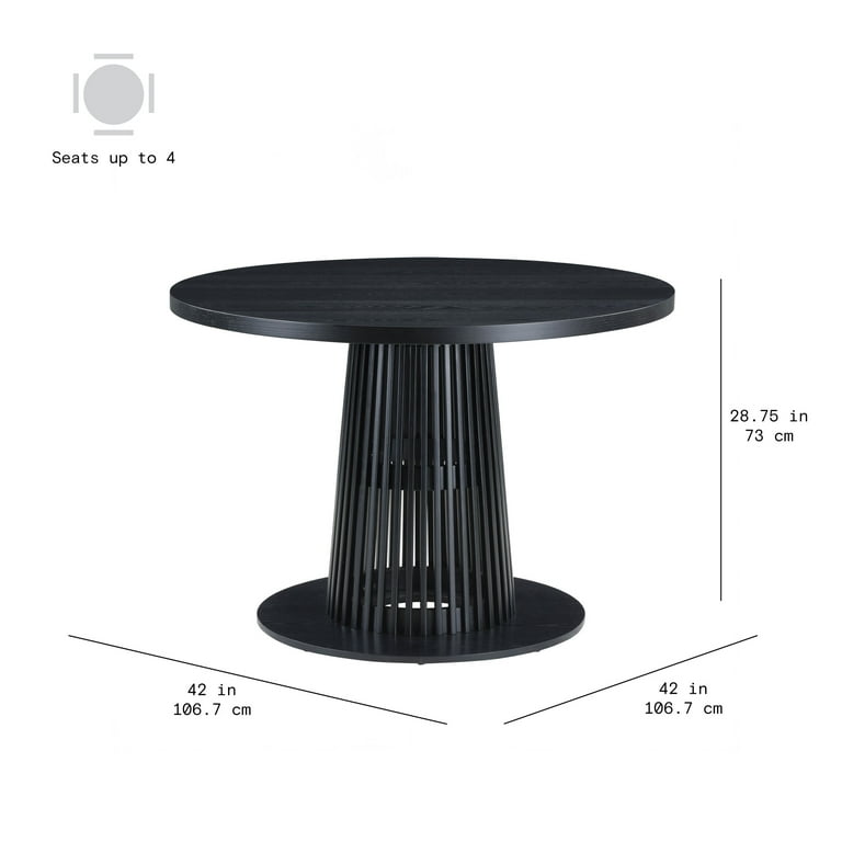 Beautiful By Drew Round Dining Table, Rich Black photo 3