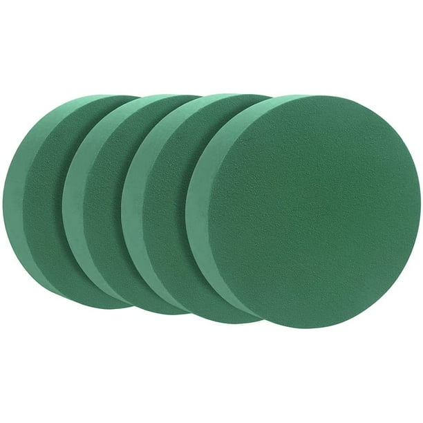 CCINEE Round Floral Foam Blocks,8" Large Wet Styrofoam Bricks for