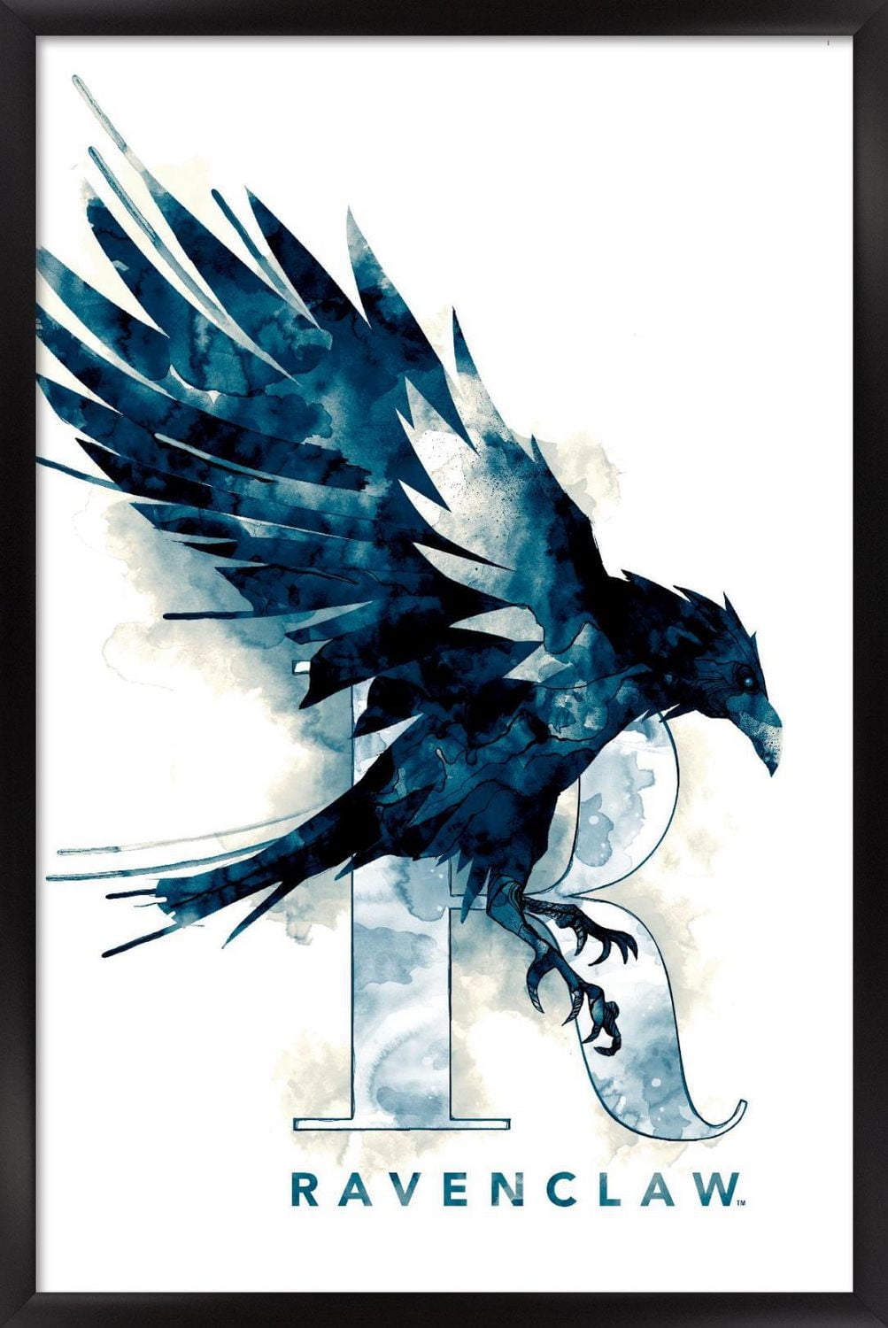 The Wizarding World: Harry Potter - Ravenclaw Illustrated House Logo Wall Poster