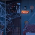 thumbnail image 4 of Halloween Door Sign With LED Lights,Hanging House Number Door Wall Decor - Welcome Sign 12.2x1x4.5 Inch, 4 of 5