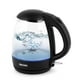 thumbnail image 1 of Hervidor eléctrico AROMA AWK-151B de vidrio negro, 1,2 l, 5 tazas, 1 of 6