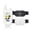 White-2-Collars, variant on Dog Training Collar with Remote, Rechargeable E-Collar with Beep, Vibration, Optional Static, 1600 ft Range, Lock Keypad for Dogs