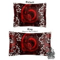 thumbnail image 4 of Couette Ou Duvet Dragon Rouge, Housse de Lit Gothique, Déco de Chambre Musicale, Très Grand,, 4 of 7