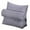Gray, variant on Adjustable Back Wedge Pillow with Pockets,Triangle Cushion Back Wedge Cushion Sofa Bed Office Chair Rest Waist Neck Support 7.87"x17.71"x17.71"/7.87"x19.68"x23.62"