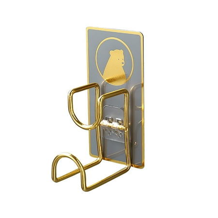 

Foraging dimple New Washbasin Storage Rack Wall Mounted Hole Free- Hook Washbasin Storage Rack Universal Toilet Artifact