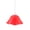Red, variant on Modern Shaped Ceiling Lamp, Hanging Light Without Pear For Room Green