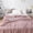 Dusty Rose, variant on Premium Bamboo-Cotton Waffle Weave Blanket, Bamboo Waffle Cooling Blanket, Cotton WaffleWeave Blanket for Hot Sleepers, Breathable Summer Blankets Soft and Cozy for All Season (Gray,79" x 90")