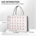 thumbnail image 3 of Large Capacity Tote Bag,Princess Castle Pattern Handbag Fashion Luxury Tote Bag,15.7"x13"x 5.1" Inches,Laptop Compatible, 3 of 6