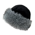 thumbnail image 3 of Sombrero de pescador de invierno, cálido, para pesca, trekking, viajes, actividades al aire libre, regalo de cumpleaños. negro, 3 of 10
