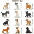 thumbnail image 6 of Toymany 12PCS Mini Dog Figurines Toy Set, Realistic Detailed Plastic Puppy Figures Playset, Hand Painted Dogs Animals Toy, Cake Toppers Easter Eggs Christmas Birthday Gift for Kids Toddlers, 6 of 9