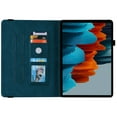 thumbnail image 4 of Allytech Galaxy S11 11-Inch Case SM-T870 T875, Folio PU Leather Luxury Butterfly Embossed Multi Angle Viewing Stand Shockproof Drop Absorption Case Cover for Samsung Galaxy Tab S11 T870, Darkblue, 4 of 6