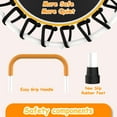 thumbnail image 5 of 27.5 Inch Toddler Trampoline with Handle for 1-4 Years Old Kids, Indoor Outdoor Small Mini Trampolines for Boys and Girls, Easy to Assembly, Orange, 5 of 9