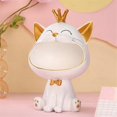 thumbnail image 3 of Laughing Cats Statue Key Bowl for Entryway Table Storage Bowl Tray Big Mouth Cats Storage Box Statue Cats Organizer-B, 3 of 5