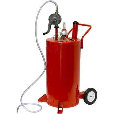 fuel oil pump caddy tank gas bulk storage gallon diesel portable transfer rolling wheels tanks roc tools