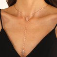 thumbnail image 1 of Collar de cadena larga cruzada popular joyas de moda de Pascua femeninas sexy borlas colgantes vírgenes joyas de pareja regalo de San Valentín, 1 of 5