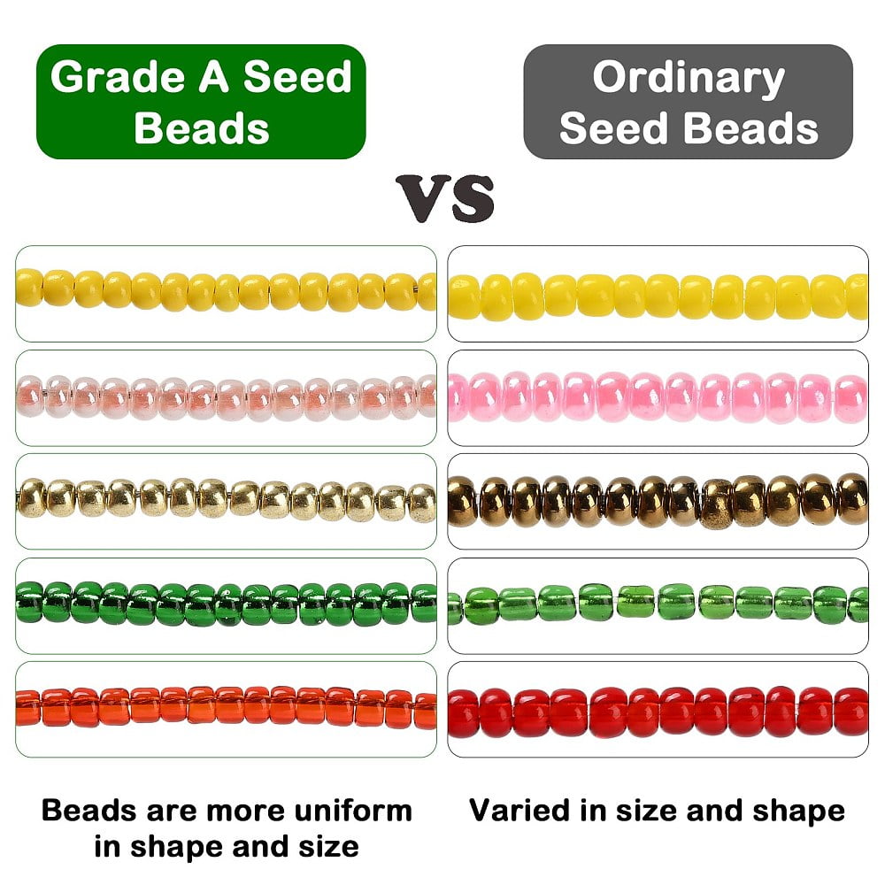 FGB 8/0 Grade A Round Glass Seed Beads Opaque Colours Rainbow White 3x2mm Hole: 1mm about 13000pcs/pound