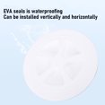 thumbnail image 4 of 4 Inch Deck Plate Round Detachable Circular Sealing Hatch Cover for Marine Deck Plate, Kayak, ABS Material, Easy Installation, Suitable for Various Vessels and Yachts, 4 of 7