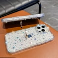 thumbnail image 3 of for iPhone 14 Pro Max Case with Ring Stand, Glitter Phone Case with Secure Diamond Finger Ring & Kickstand, Women Girls Bling Luxury Anti-Scratch Protective Case for iPhone 14 Pro Max, Clear, 3 of 10
