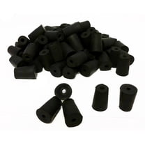Rubber Stoppers, Size 0, 1-Hole.  Pack 1-Pound.