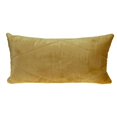 thumbnail image 1 of HomeRoots 402805 Coussin Lombaire Matelassé en Velours Jaune, 1 of 1