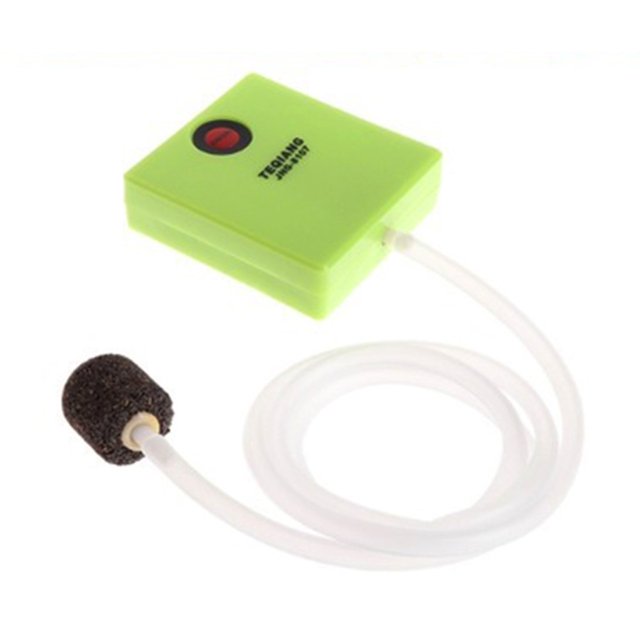 Aire Ultrasilenciosa Para Acuario, 1 Unidad, Funciona Con Batería De Celda Seca, Portátil Para Exteriores, Salida Única, Tanque De Peces, Bomba De Oxígeno, Compresor De Aire Kearding OD006377-00