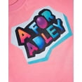 thumbnail image 2 of A FOR ADLEY Winter Rainbow Craft Logo Tee from Adley's Winter Workshop (US, Numeric, 10, Regular, Pink), 2 of 5
