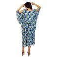 thumbnail image 3 of Bimba Women Designer Kaftan Long Maxi Drawstring Beach Coverup Caftan, 3 of 8