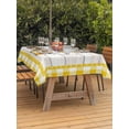 Bees Kind Gnome Rectangle Outdoor Tablecloth with Umbrella Hole Honey ...