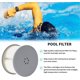 thumbnail image 3 of Cartucho de filtro de repuesto para filtros de piscina, paquete doble, gris, estándar, reemplazo de accesorios de filtro para piscinas inflables, 2 uds., 3 of 5