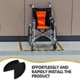 thumbnail image 3 of AURARMLET 1 Pair Black Wheelchair Parts Wind-Proof Board ABS Side Protection, 3 of 8
